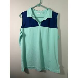 Lady Hagen Teal Blue Golf Tank Top XL